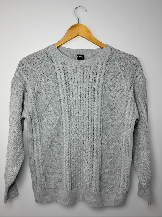 art class Other - art class Light Gray Cable Knit Crewneck Sweater Girls L (10/12)